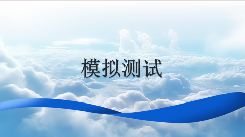 中税协模拟测试 